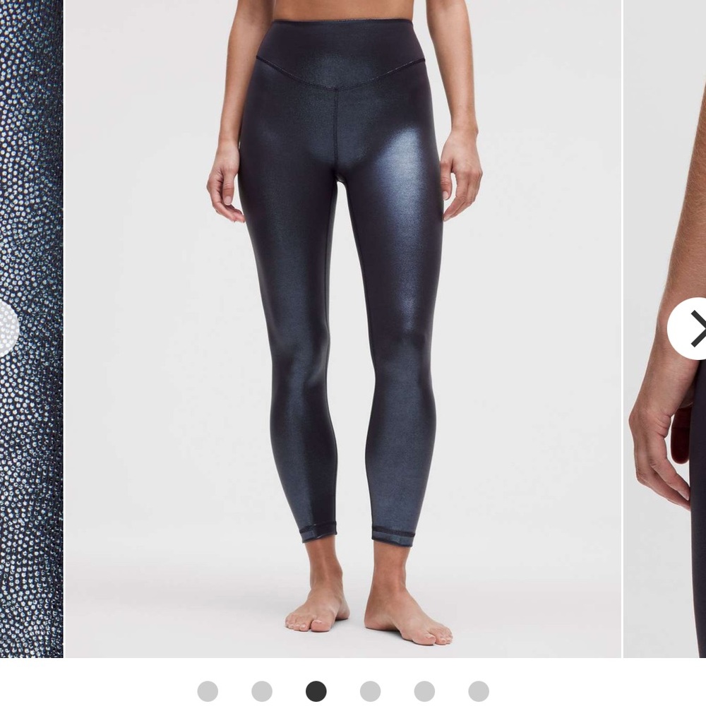 Lululemon Athletica Wunder Under Smooth/Cover Tight 25”, Foil, NWT, Sz 8